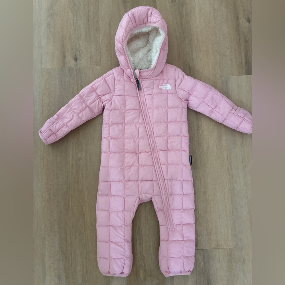 The North Face Pink Baby Perrito One-Piece